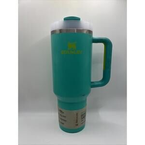 Stanley Quencher Exclusive Color Heat Wave Tropical Teal 40oz Tumbler (NO STRAW)